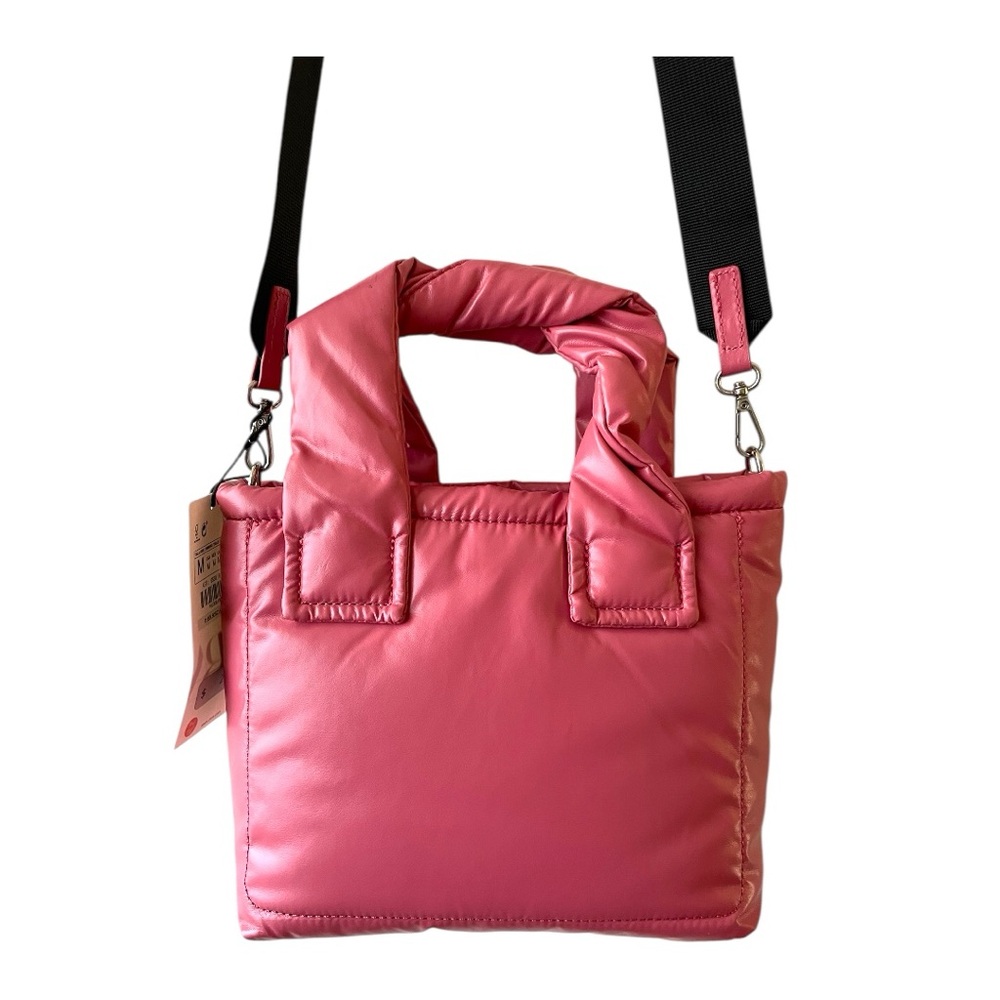 Zara Pink Mini Bag with Black Strap